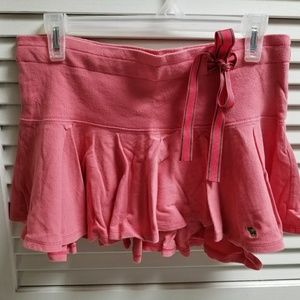 Pretty pink ruffled mini skirt size M